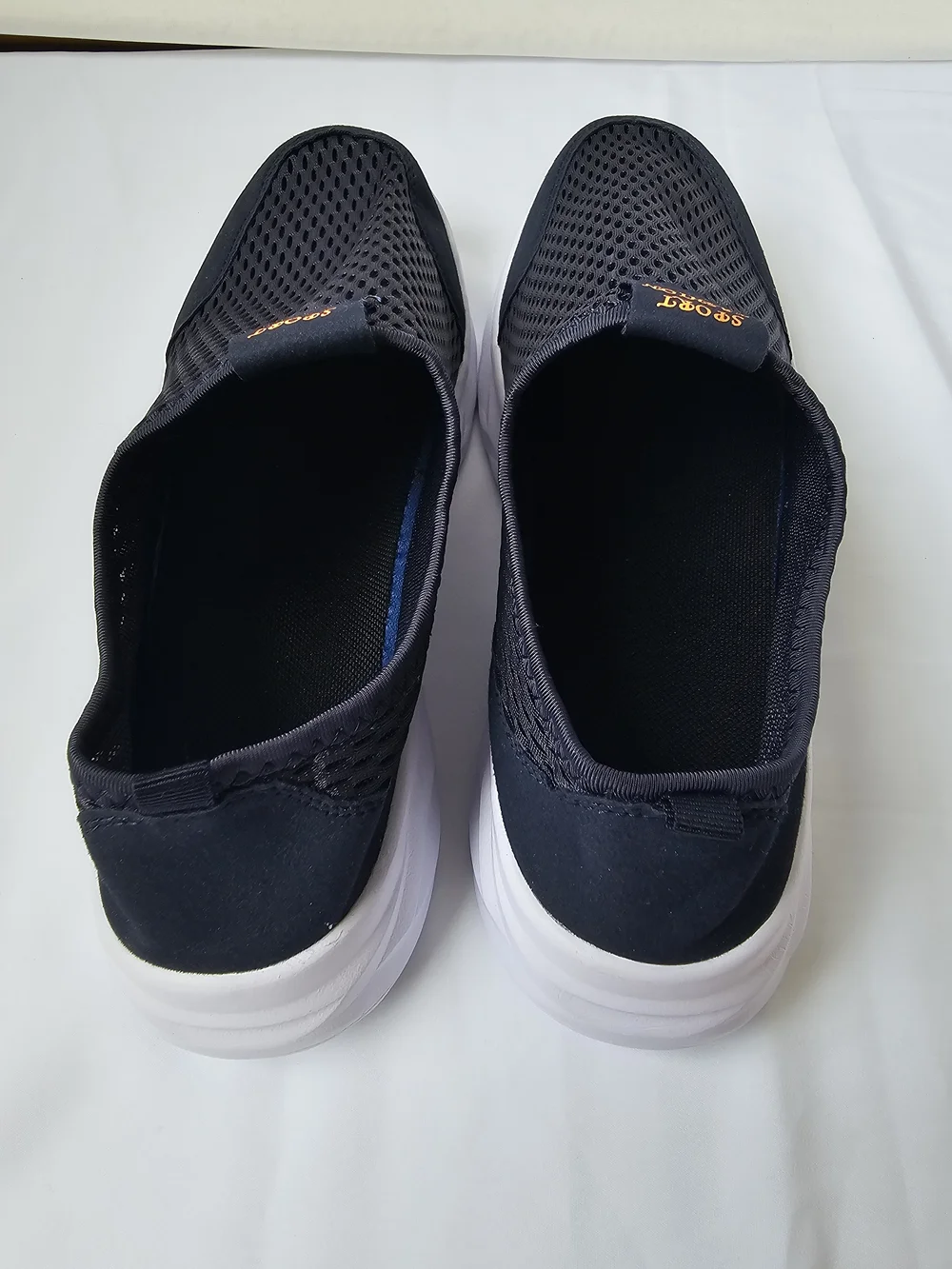 Men's Lightweight Breathable Mesh Slip-On Sneakers - Size 43 (US 9.5-10)